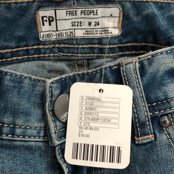 NEW FREE PEOPLE, never worn- tags on! SIZE: 24 W - Picture 3 of 3